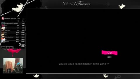 [EN/FR] Training/Learning New Route Catherine Easy Any% Stage 1 to 5.