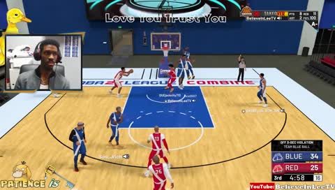 BelieveIn Center Combine Lee Activated #2KLCombine #2KDraftMe | No quacking I'm in my zone