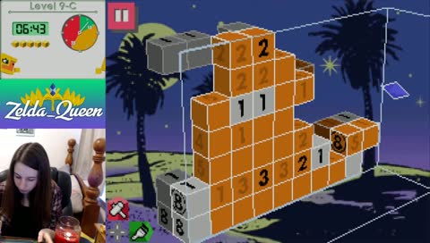 Done my semester! Picross 3D to celebrate.