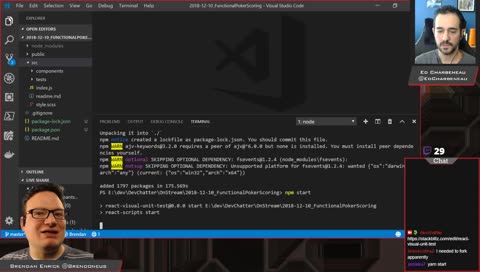 Pair Programming with Ed Charbeneau - Functional JavaScript Kata - Ep 149