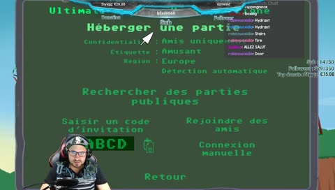 #Live 73 | [FR/PC] New jeux entre pote !! Ultimate Chicken, Marbles on Stream et Garry Mod en fin de soirée !giveaway
