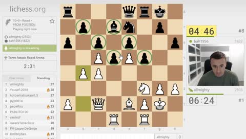 Tournament And Challenges Stream lichess.org #3