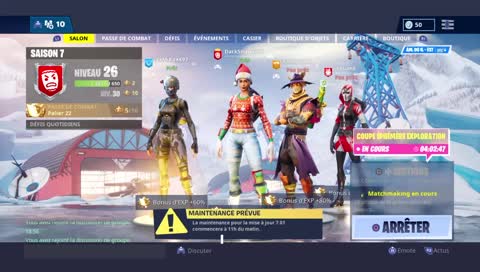 |Jouer à Fortnite|PS4|[FR/QC]