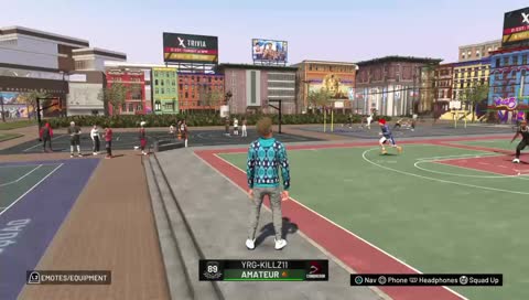 Park with some friends 