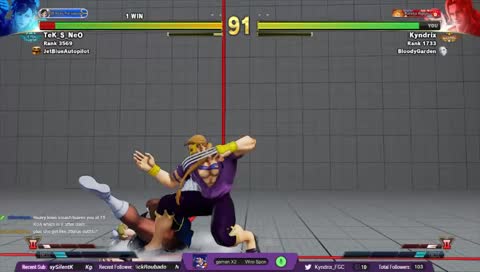 👑 Master Vega - Flu defeated. (!sr off)