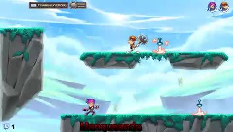 Jugando brawlhalla