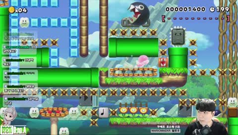 디노의 [슈퍼마리오 메이커] 뉴비 4일차 데일리 스피드런 챌린지~