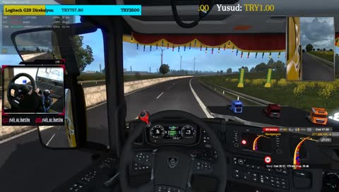 Ets 2 multiplayer Canlı yayın Scania S750e Vinç taktım :)