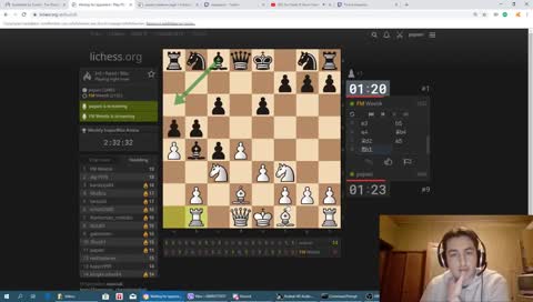  Lichess.org Weekly Superblitz Arena (3+0)and some stories from European Chess Champ 
