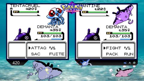 [FR/ENG] Shiny hunting: Démanta / Mantine sur pokemon Cristal