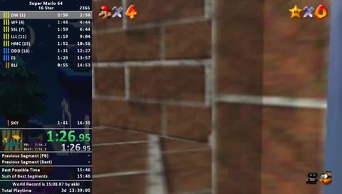 16 star runs / no mic