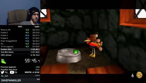 Banjo-Tooie 100% Attempts - [WR: My PB | Goal:4:17:xx] - !100% | !300