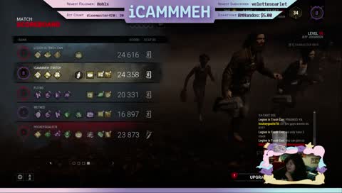 Don't want to fall in love. [LOL DBD LIFE?]