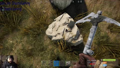 playing some rust with friends on a new map