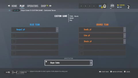 F6 Vs Prevail Rainbow 6 Competitive