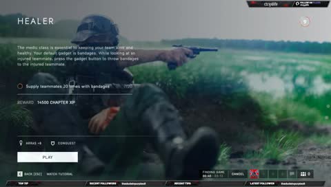 BFV Road to Overture Rank 20