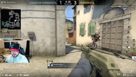 CSGO with the bois (and a cat)