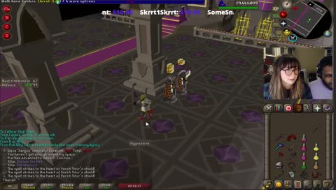 Laine uses a scythe :)