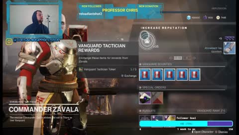 Professor Chris Playing Some Destiny 2 and Hanging out!!!
