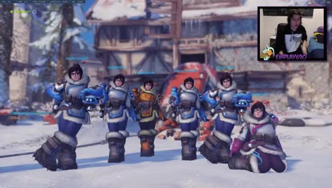 llego la navidad a Overwatch!! \(^▽^)/