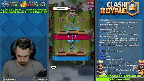 CR mit Algrin | LADDERPUSH DE TOP 1000! | !GIVEAWAY 12/24 !loots für die Chance auf einen Sub !support !dna