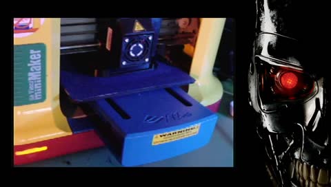 3D Printing A Terminator's Skull