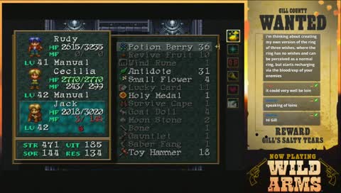 Wild Arms | BLIND | Playstation | 1996