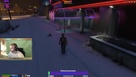 Simon fuld på med Walid!