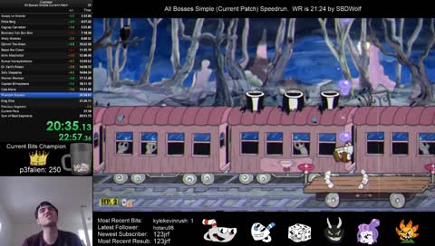 Speedrun, All Bosses Simple (Current Patch) WR Attempts, WR is 21:24 by SBDWolf