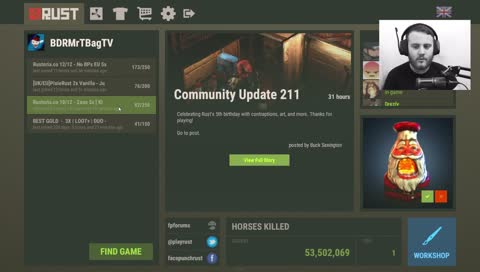 Rust, Because I've Been Physically Forced To (PC/UK)