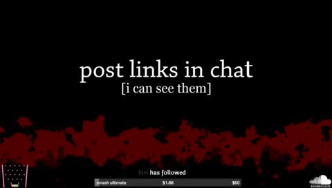 Music | Post Link in the Chat [SoundCloud]