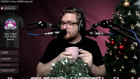 ASMR LIVE - NEW SHIRT IS LIVE !MERCH - !SUB & !XMAS Get Your Very Own Bauble On The Tree!