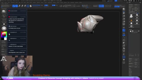ZBrush 2018 - Creature & character Concept Sculpting with Ashley A. Adams "A_Cubed" - #ZBrushLIVE
