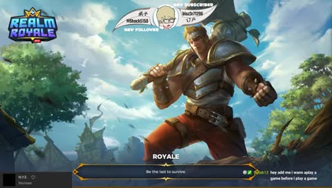 PLAYING WITH FOLLOWES! REALM ROYALE | [BORED COMMUNITY] I F4F H4H L4L ;)