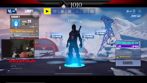 Fortnite Mobile Player // 500 FOLLOWERS GIVEAWAY @10:00PM // Creator Code: saiyanjojo