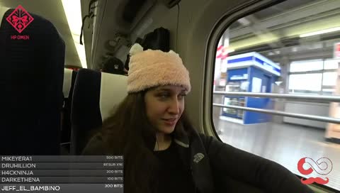 Live from Japan | Train Ride to Osaka! | Thanks Omen & UnlimitedIRL