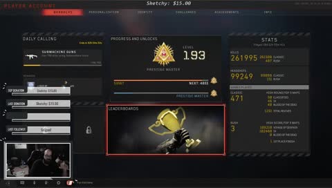 [NA]PC BO4 Zombies Prestige Master 190 Chillin