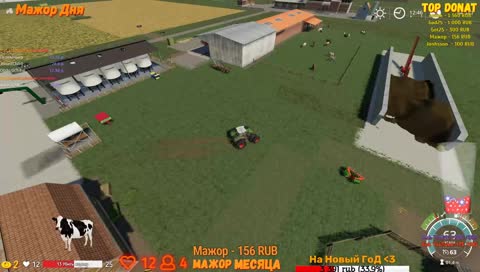🎮🎮🎮Farming Simulator 19 / МОД / СБОР УРОЖАЯ / Уход за лошадками 🎮🎮🎮