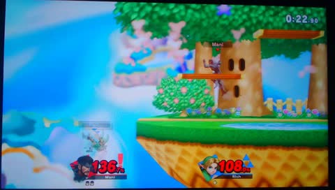 LETS GOOOO BOIII DOWN KICKED SO HARD HE FLEW UP ON THE SCUFFED SMASH STREAM