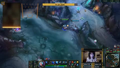 Female Stream gets CRUSHED on