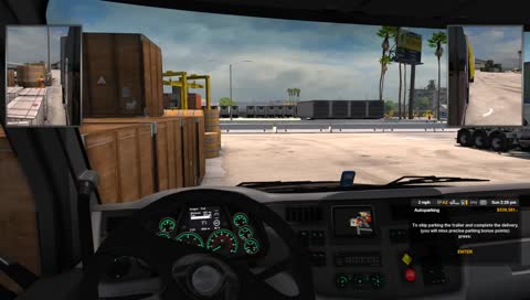 Chilling out in American Truck Sim