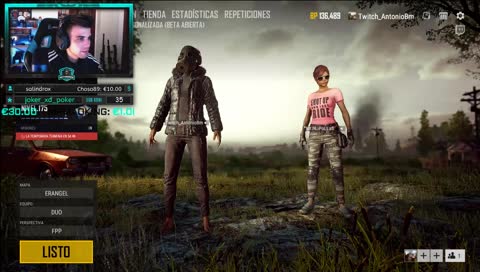 PUBG DE NOCHE BEIBI!!!!BM-ONFIRE. ENTRA Y COMENTA ESTAS EN TU CASA!!😁😊