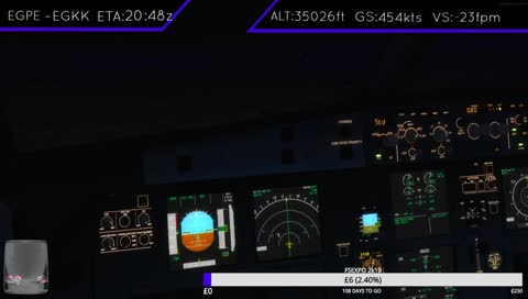 [P3Dv4] Back to Gatwick // EGPE✈EGKK  
