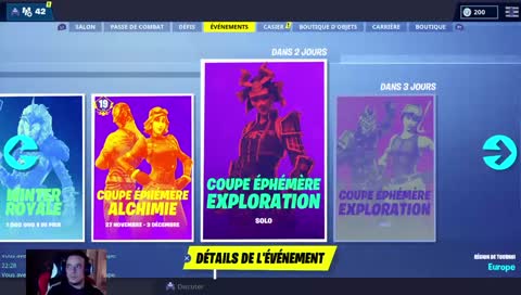 🎬 Fortnite 🎬  (FR/PS4) Live du soir  :D  ♠️ Road To 350 Follow ?  ♠️💪