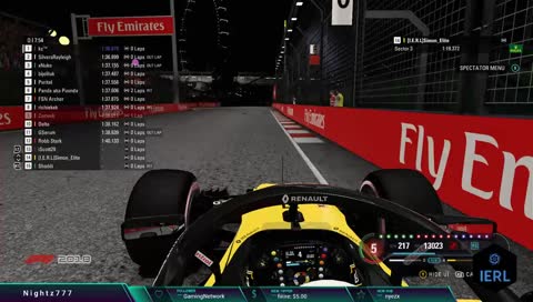 [IERL] Tier 2 League Race - Singapore