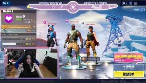 Noite de Fortnite!!