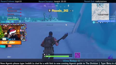 14 wins total  -  The Cozby Show !loots