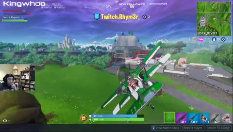 Rhym3r getting shot from airplane. 