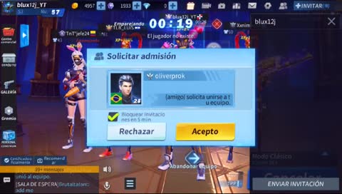 Jugador de seรฑor de las armas en creative destruction