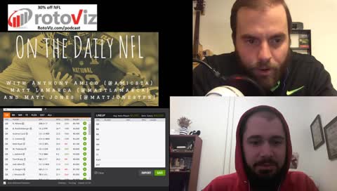 Week 15 NFL DFS Slate Breakdown - On the Daily